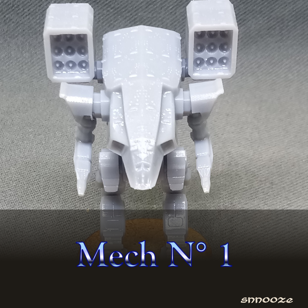 Mise en ligne d'une figurine 49mm de Mech